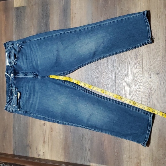 Rag & bone Nina high rise ankle cigarette jeans medium wash distressed cuff - Picture 1 of 10